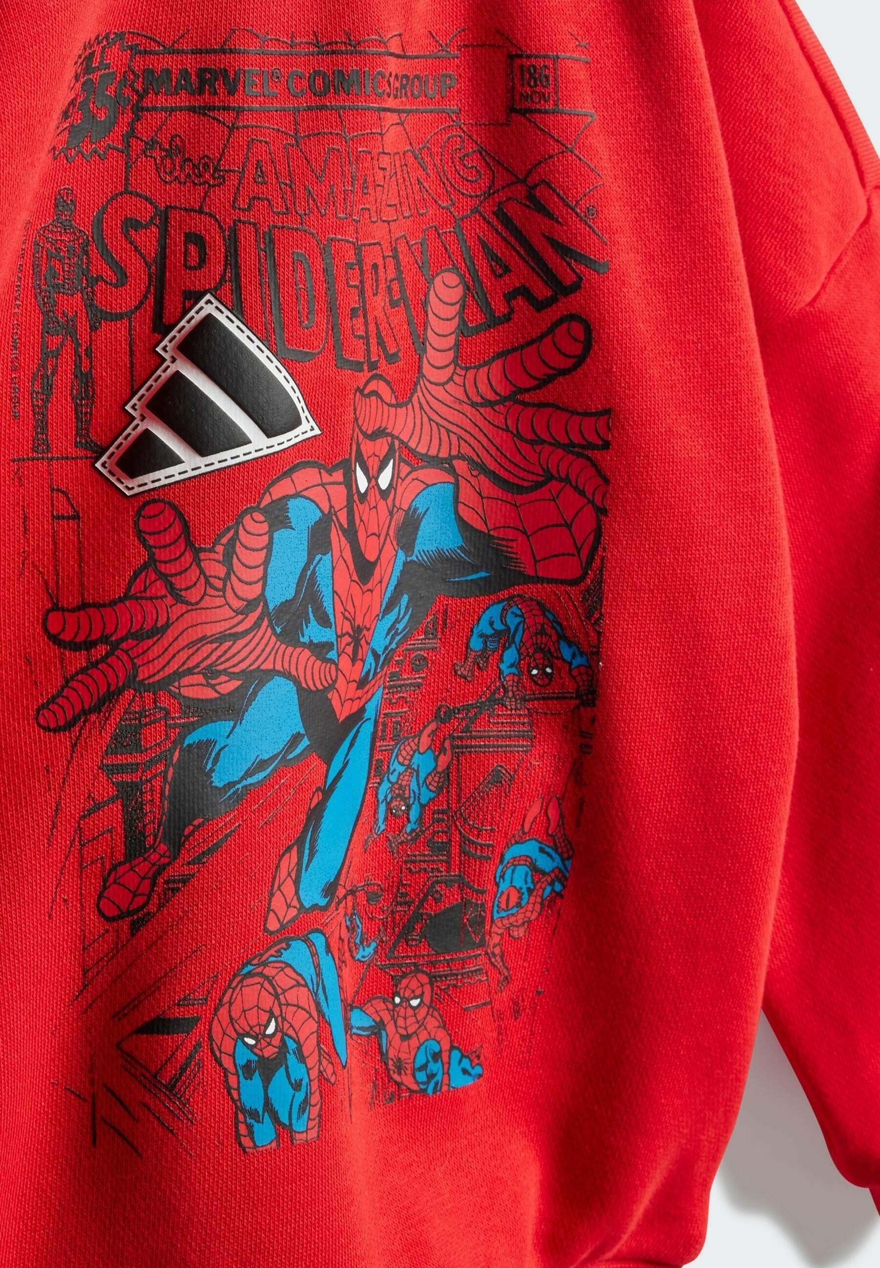 adidas Sportswear MARVEL SPIDER-MAN JOGGER SET - Tepláková súprava - čisto rubínovo biela