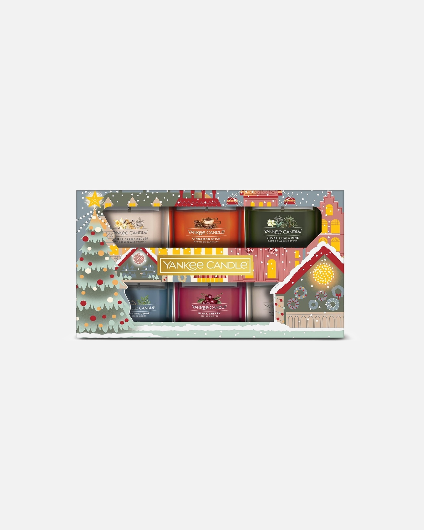YANKEE CANDLE Coffret 6 Bougies Votives En Verre
