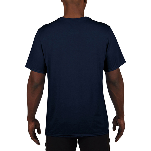 Camiseta Deportiva Transpirable De Manga Corta 100% Poliéster Gildan