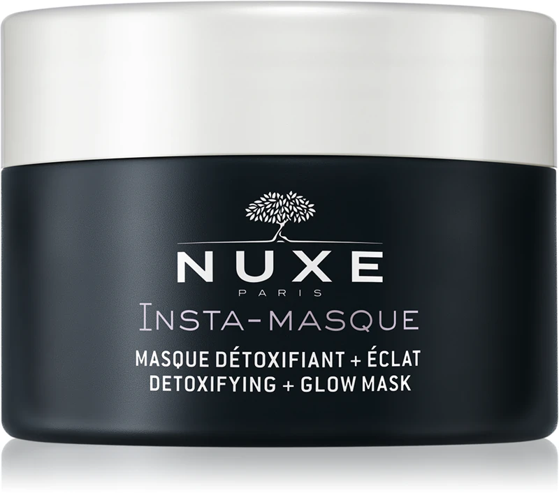 Máscara facial desintoxicante Nuxe Insta-Masque para luminosidade instantânea.