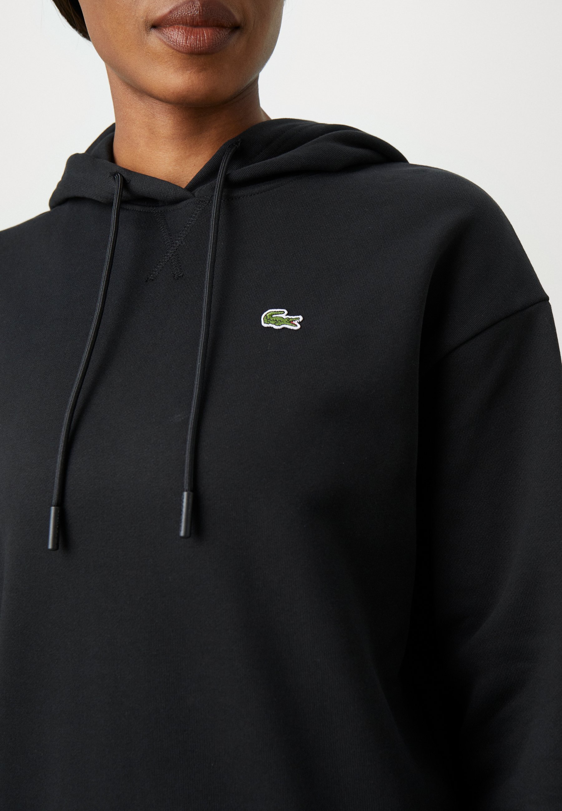 Lacoste Sport CLASSIC - Sweat à capuche - noir