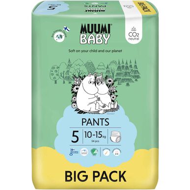Muumi luierbroekjes Muumi 10-15 kg maat 5 grote verpakking van 54 stuks