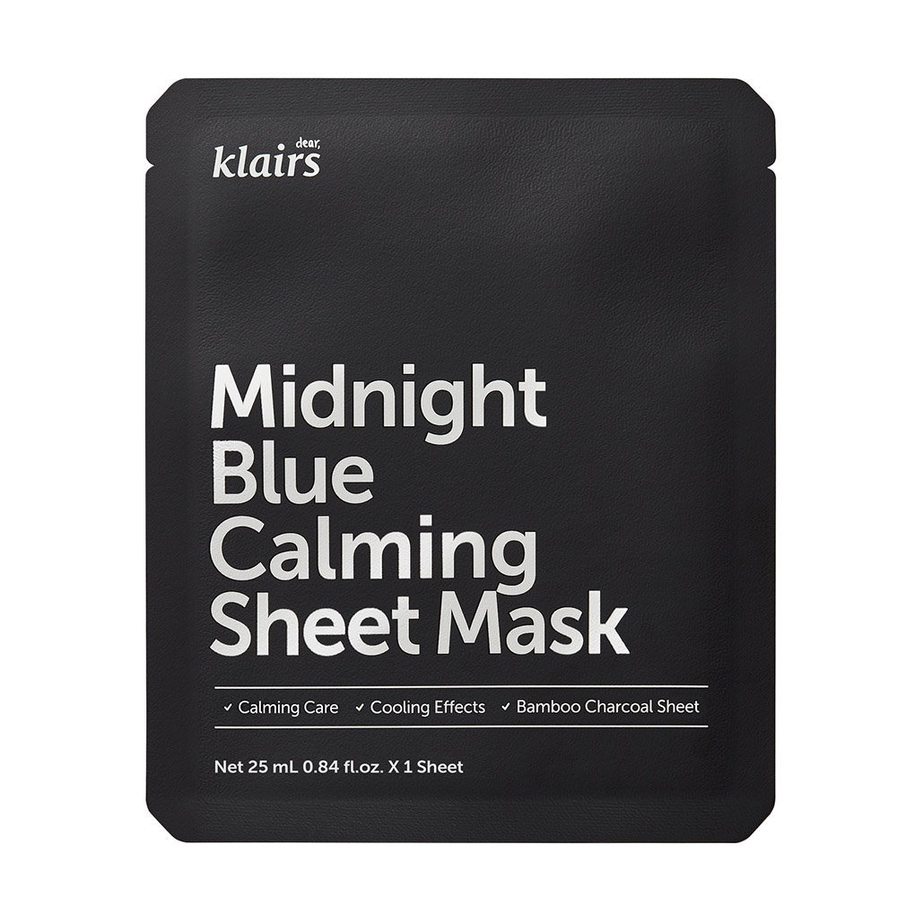 Dear Klairs Midnight Blue rauhoittava kangasnaamio