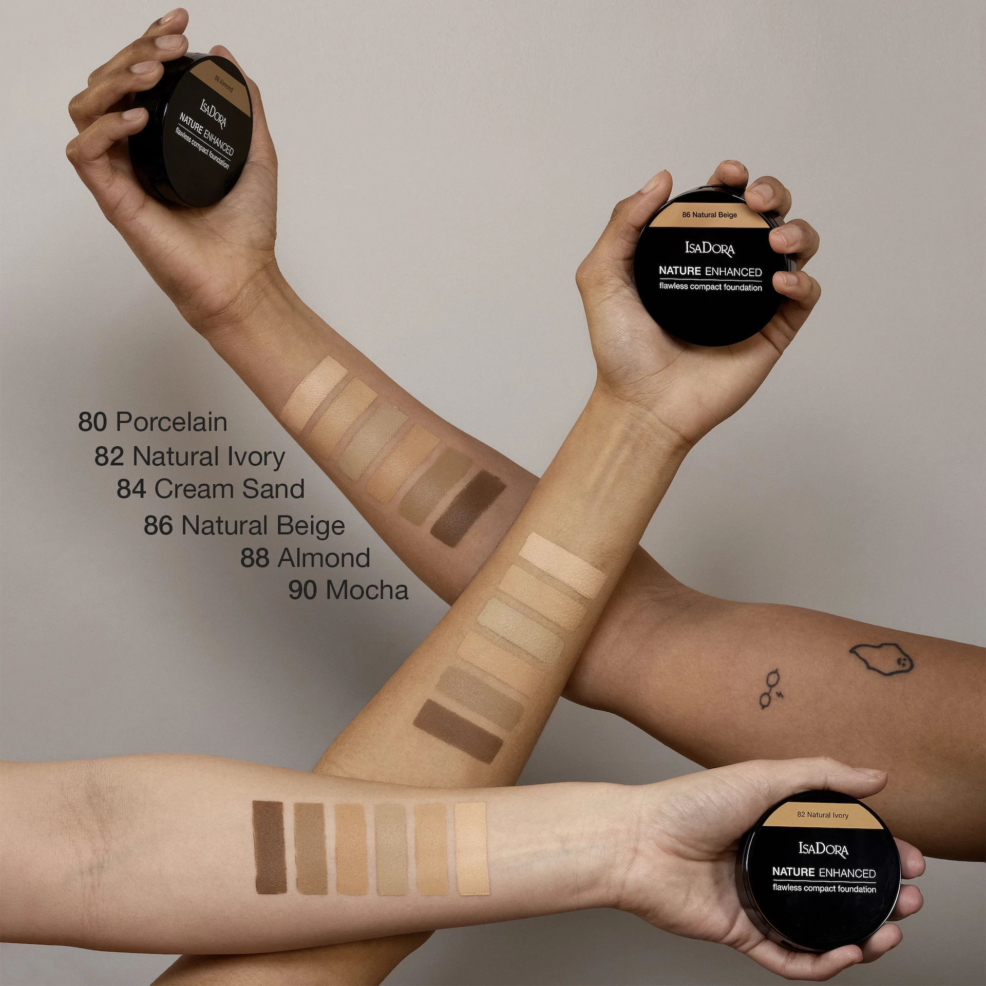 Fond de ten compact Nature Enhanced Flawless 88 Migdale - Isadora
