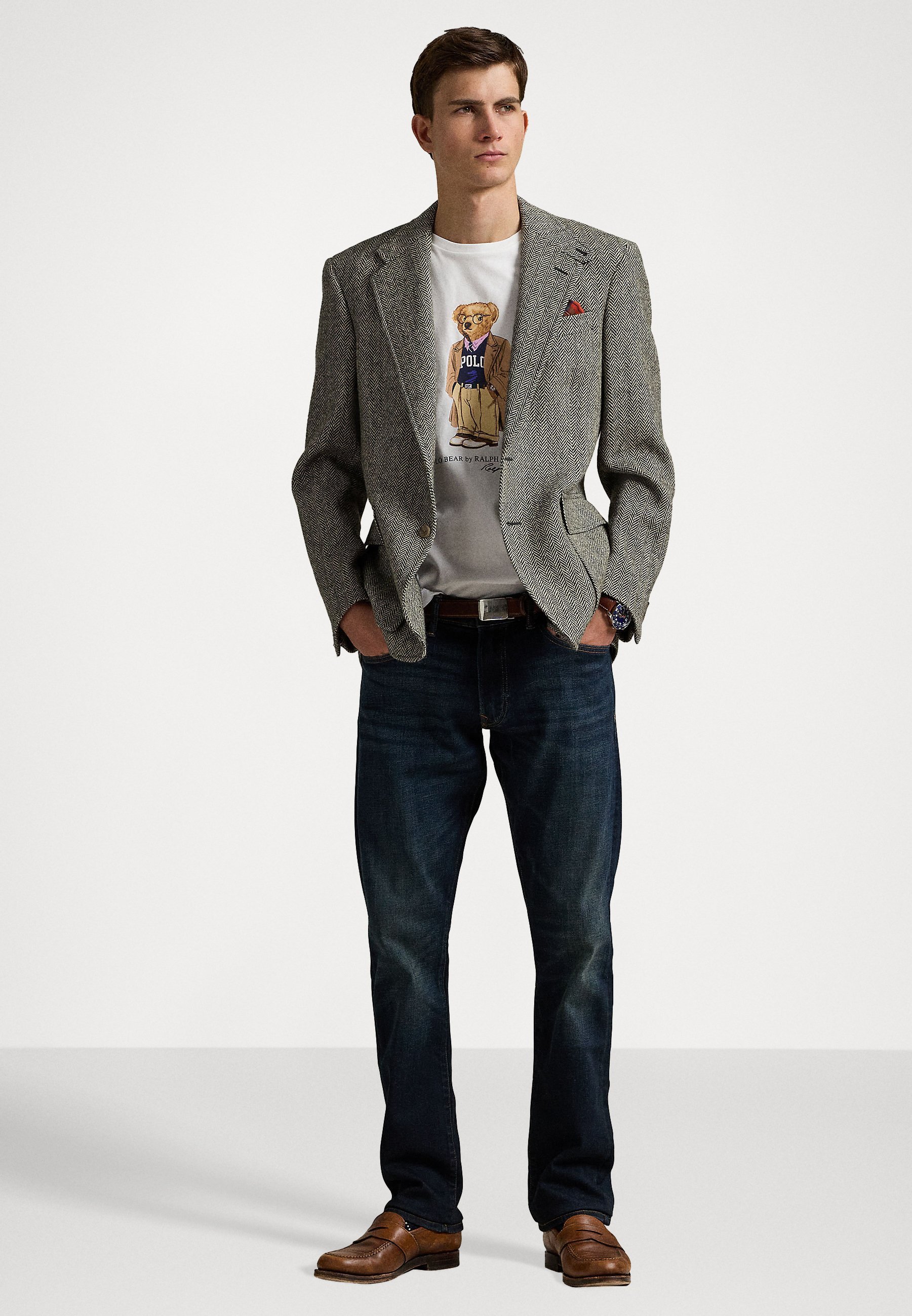 Polo Ralph Lauren T-shirt a maniche corte con stampa - bianca