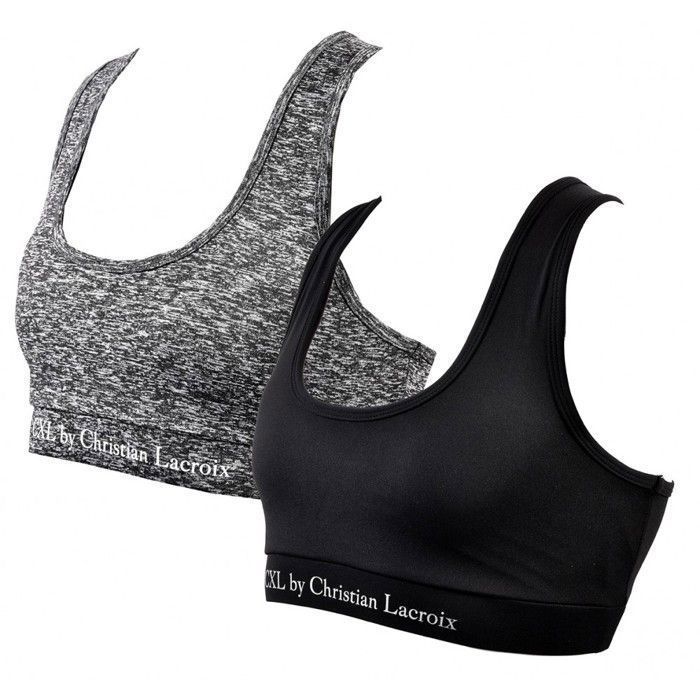 Brassière Sportswear - CXL By LACROIX X2 - Pack de 2 - Confort optimal - Coussinets amovibles