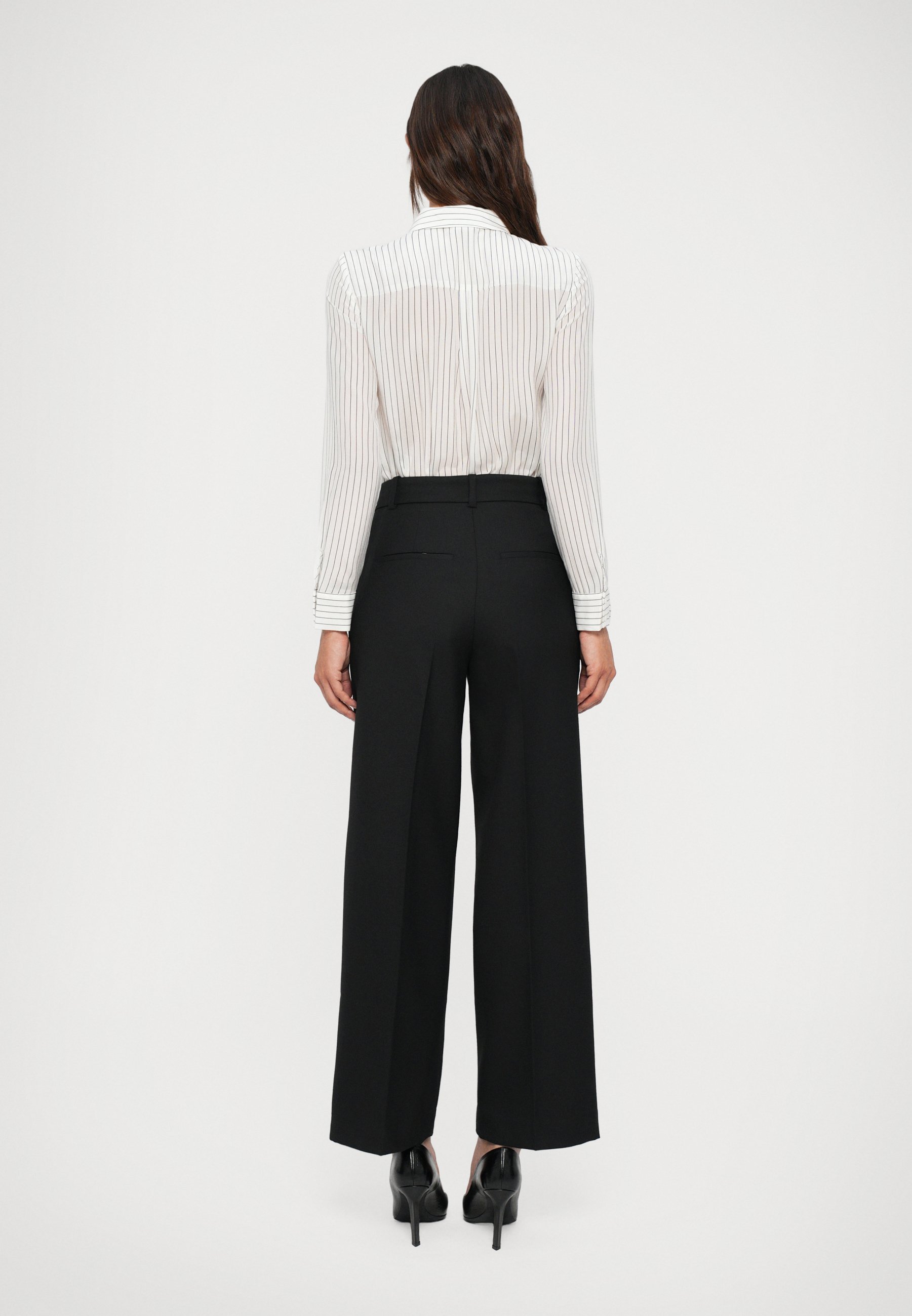 Body Alice + Olivia WILLA - Chemisier boutonné - blanc cassé/noir