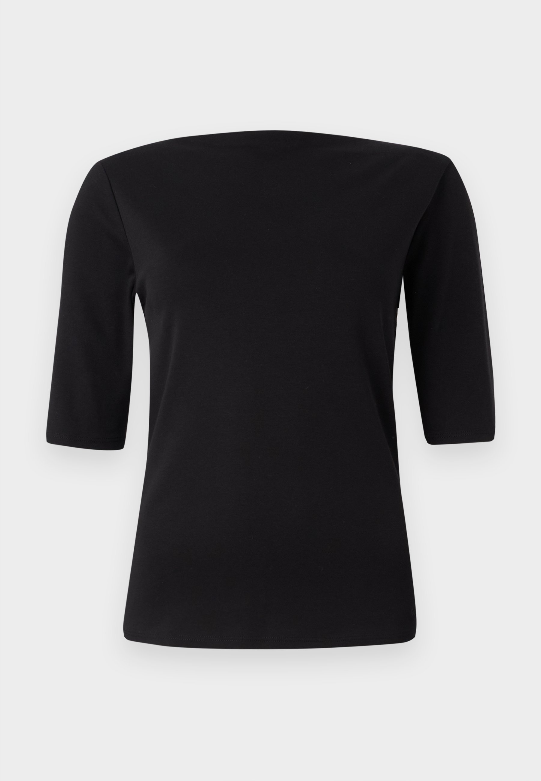 Calvin Klein Half Boat Neck - Basic T-shirt - zwart