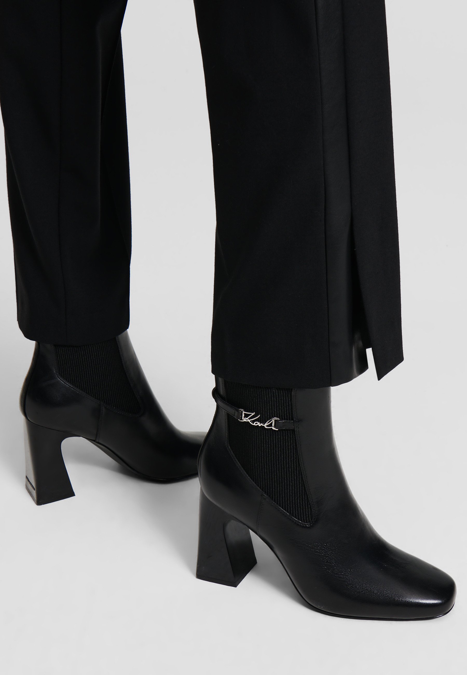 KARL LAGERFELD ASTRA NOVA GORE - Stivaletti con tacco alto - pelle nera