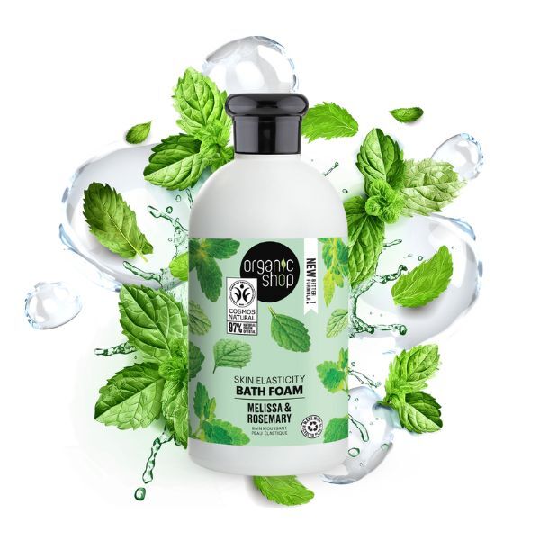 Organic Shop Skin Elasticity Badschuim Melissa & Rozemarijn 500ml
