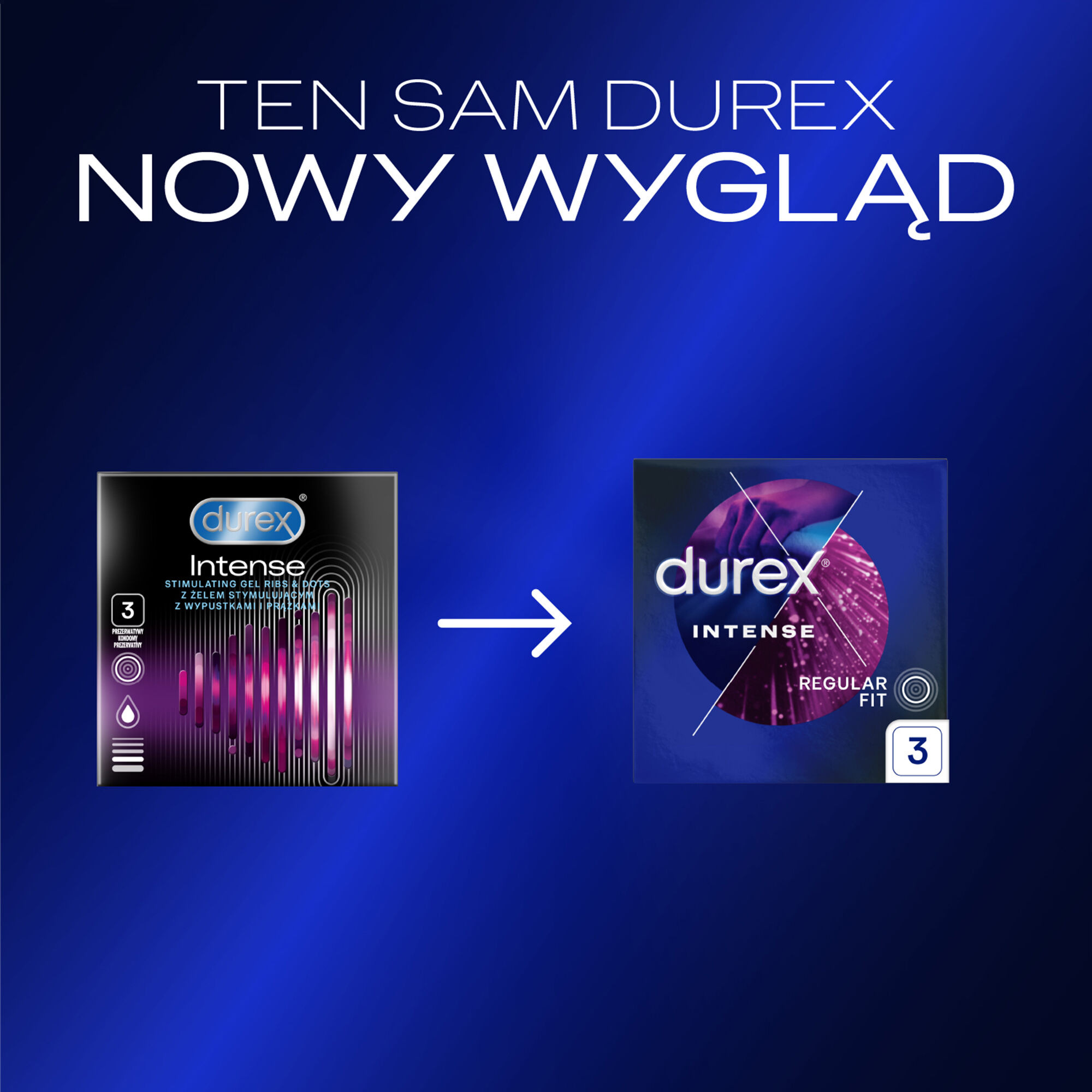 Durex prezervatīvi 3 gab. Intense