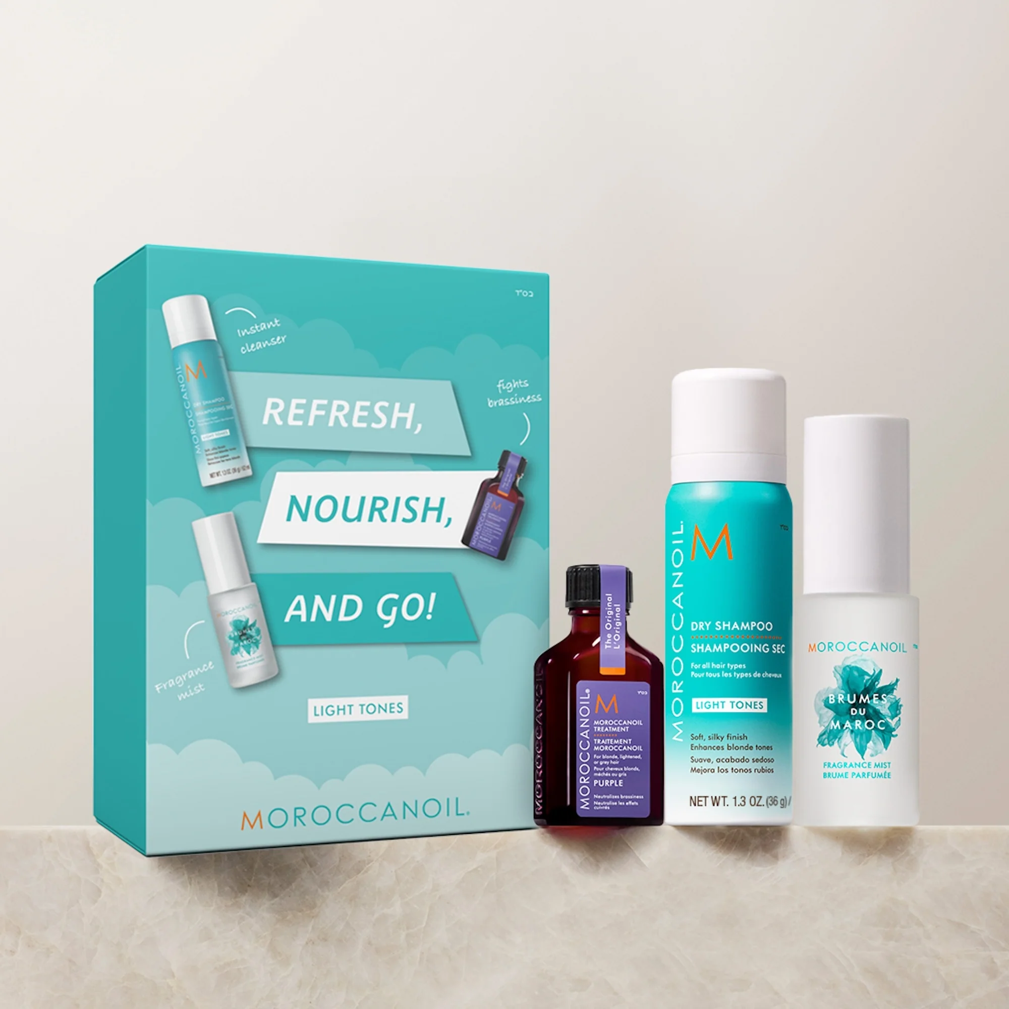 Essential Refresh, Nourish & Go 2025 - Light Tones - Cofanetti per Capelli