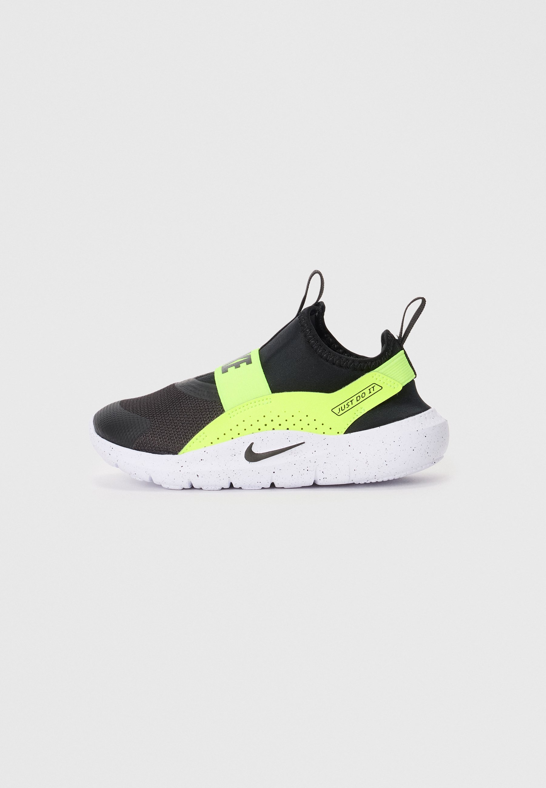 Nike Performance FLEX RUNNER 4 UNISEX - Chaussures de running sur route - noir/jaune fluo/blanc