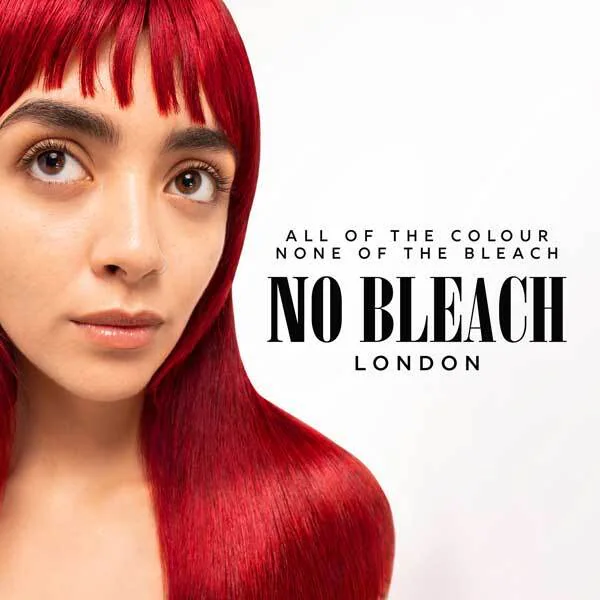 Bleach London Élénkvörös tartós hajfesték készlet