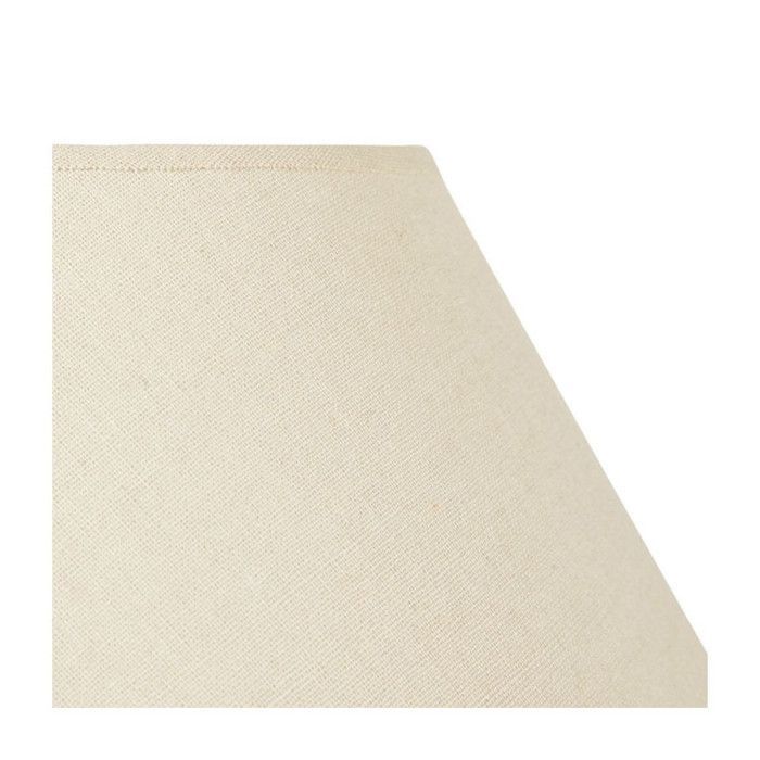 Abat-jour - Rond - Beige - Pour lampe - Base 40 cm - Culot E27 avec réducteur