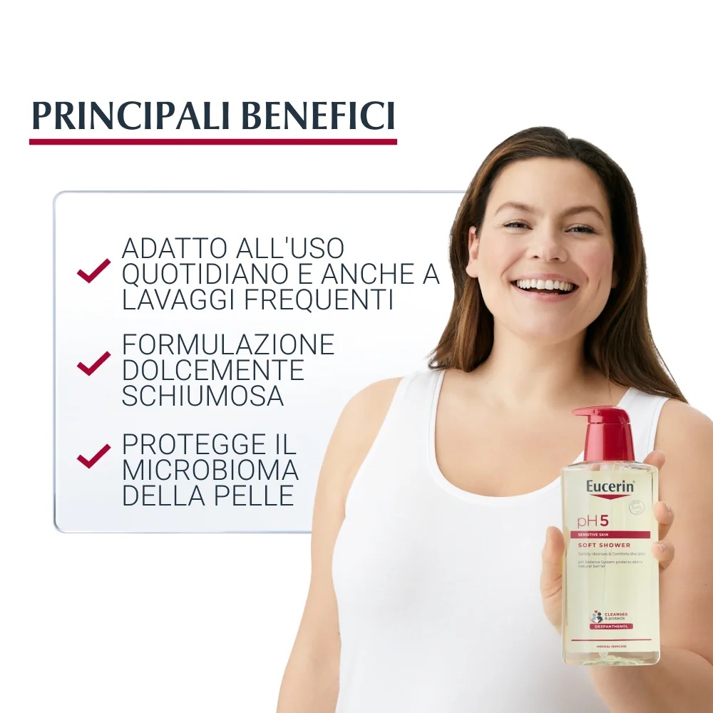 EUCERIN Eucerin pH5 Dermoprotektives Duschgel 400 ml Für empfindliche Haut