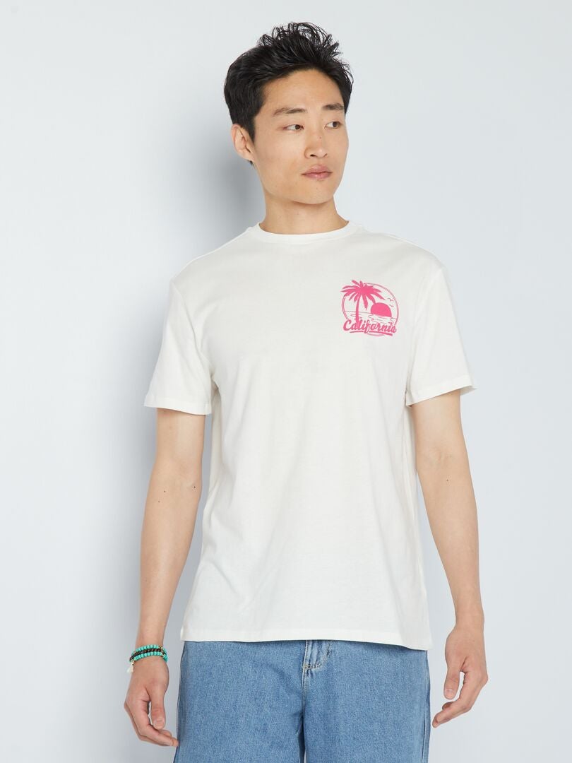 Camiseta de California - Blanca