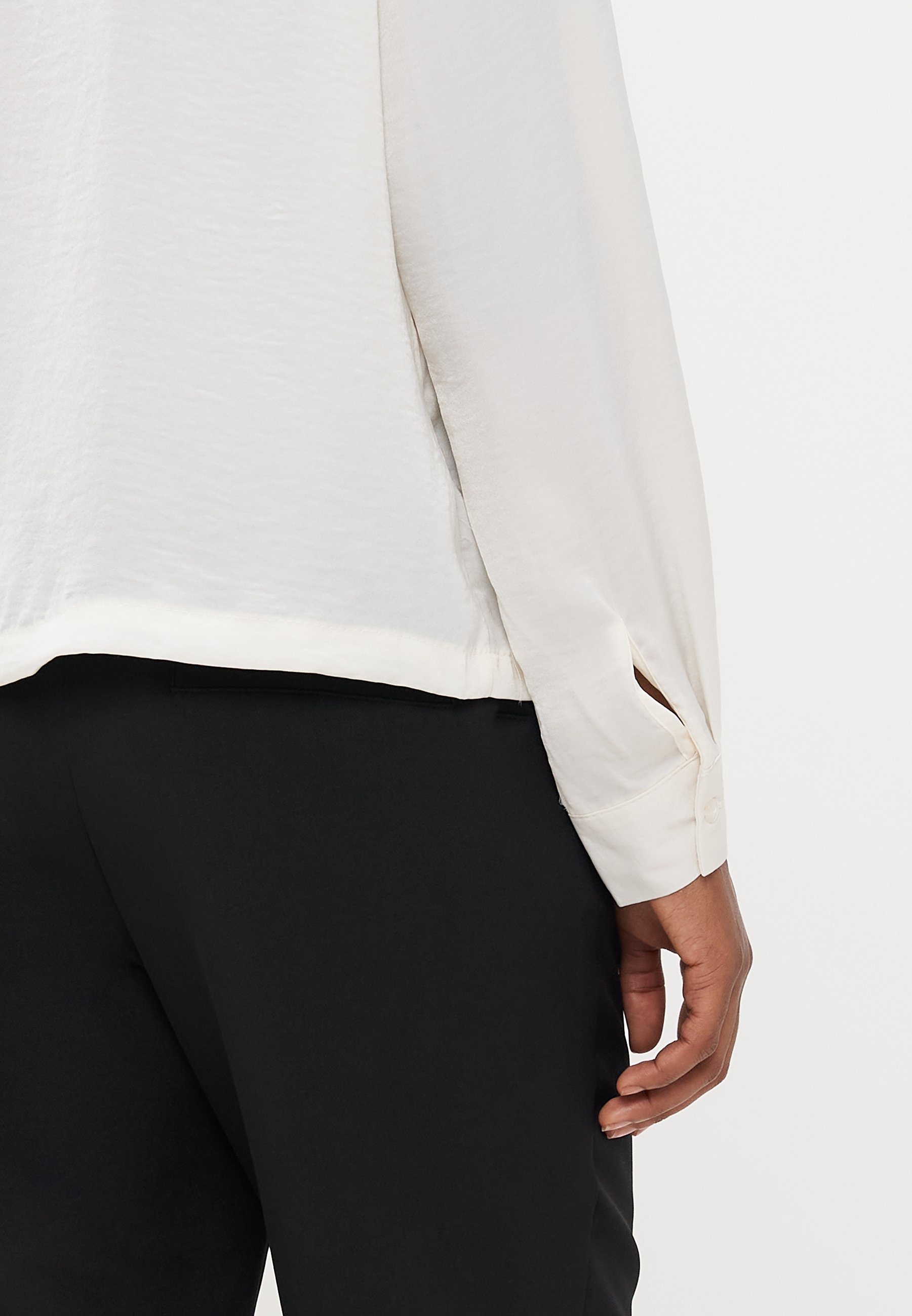 Vero Moda Petite VMGRETCHEN SHIRT - Halenka s knoflíky - black/white