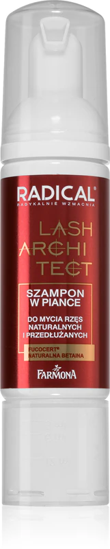 Shampoo em espuma Farmona Radical Lash Architect para sobrancelhas e cílios