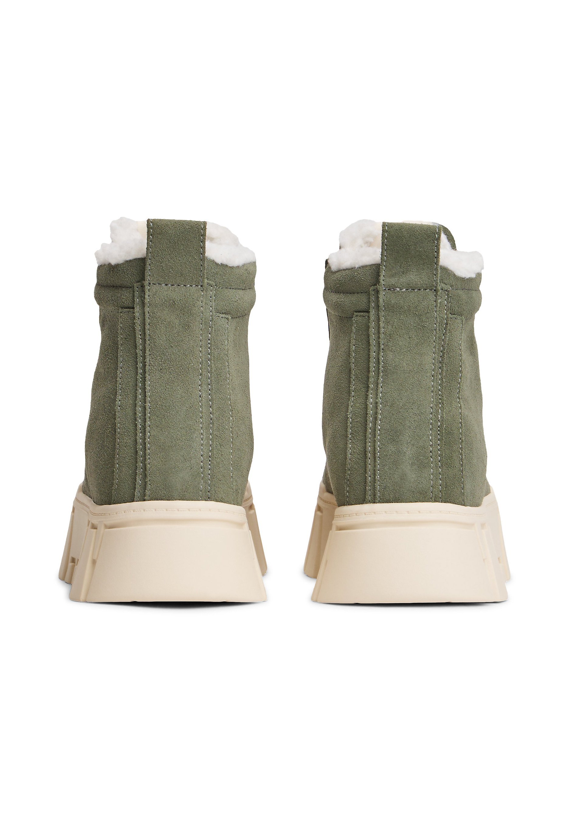 Tommy Jeans VULC - Baskets montantes - vert étain