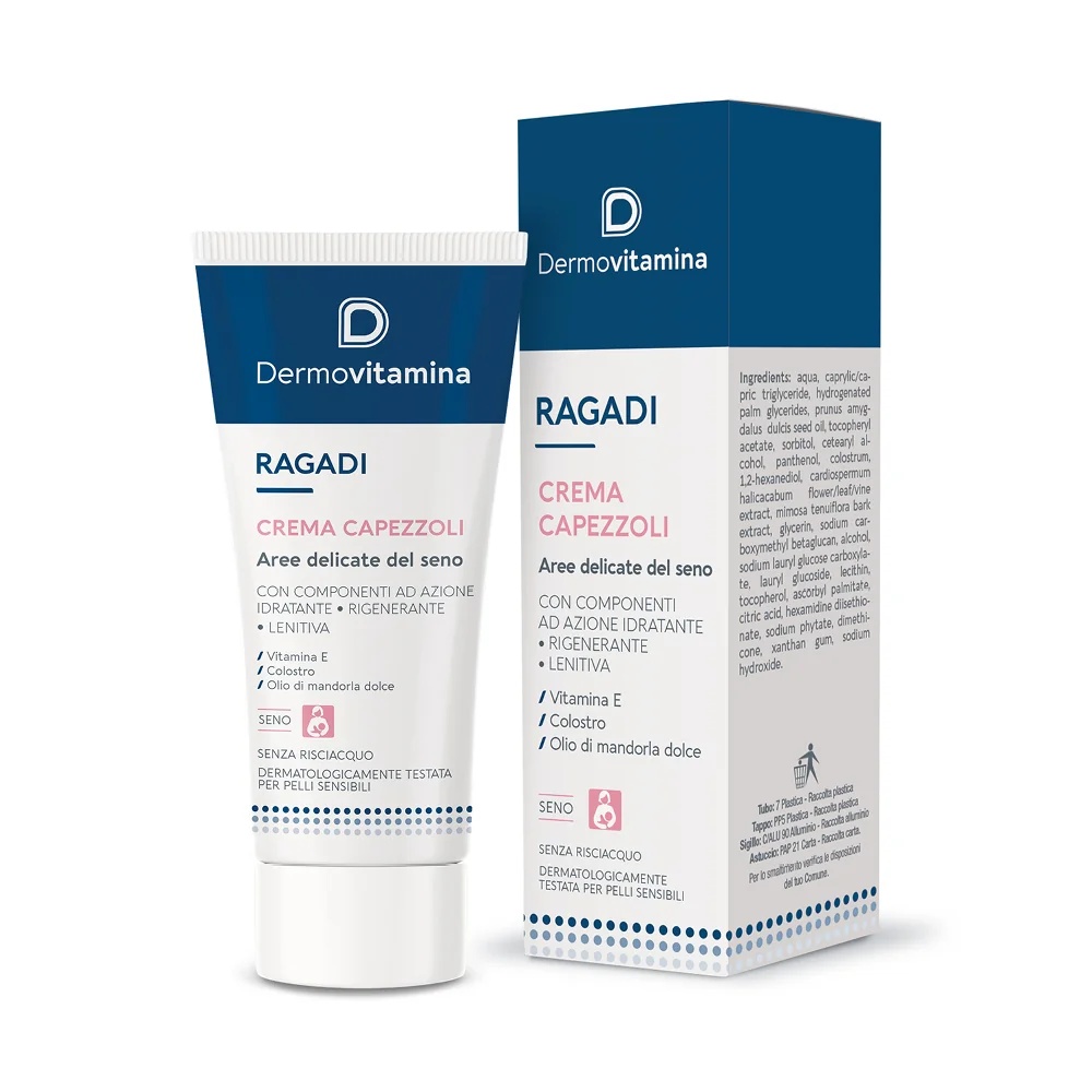 DERMOVITAMINA Dermovitamina Soin adoucissant pour les crevasses du sein 30 ml Crème gel protectrice