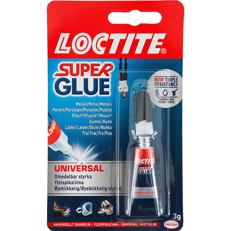 Loctite Supercolla 3 g, universale, Loctite