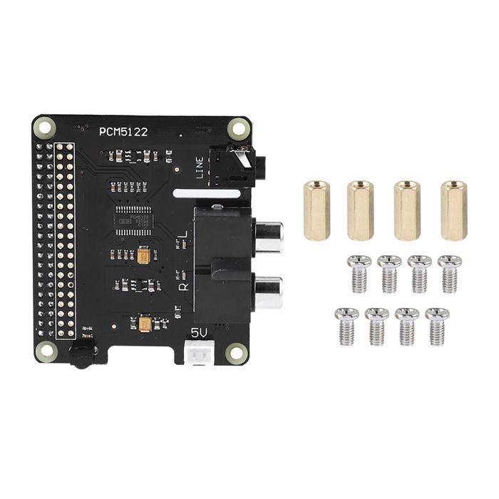 DAC + Expansion Board with Full HD Audio, Plane Audio, HIFI Player Network for 3 Models B / 2B / B+ Zero W