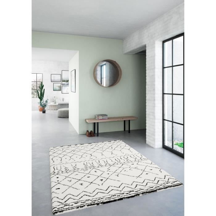 Alfombra con motivos bereberes - Light Dharan - 120 x 170 cm