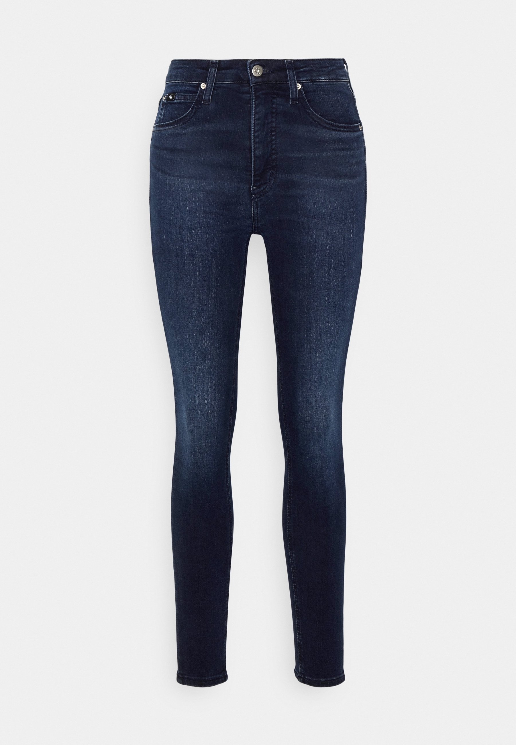 Calvin Klein Jeans džínsy Skinny Fit - tmavomodrý denim