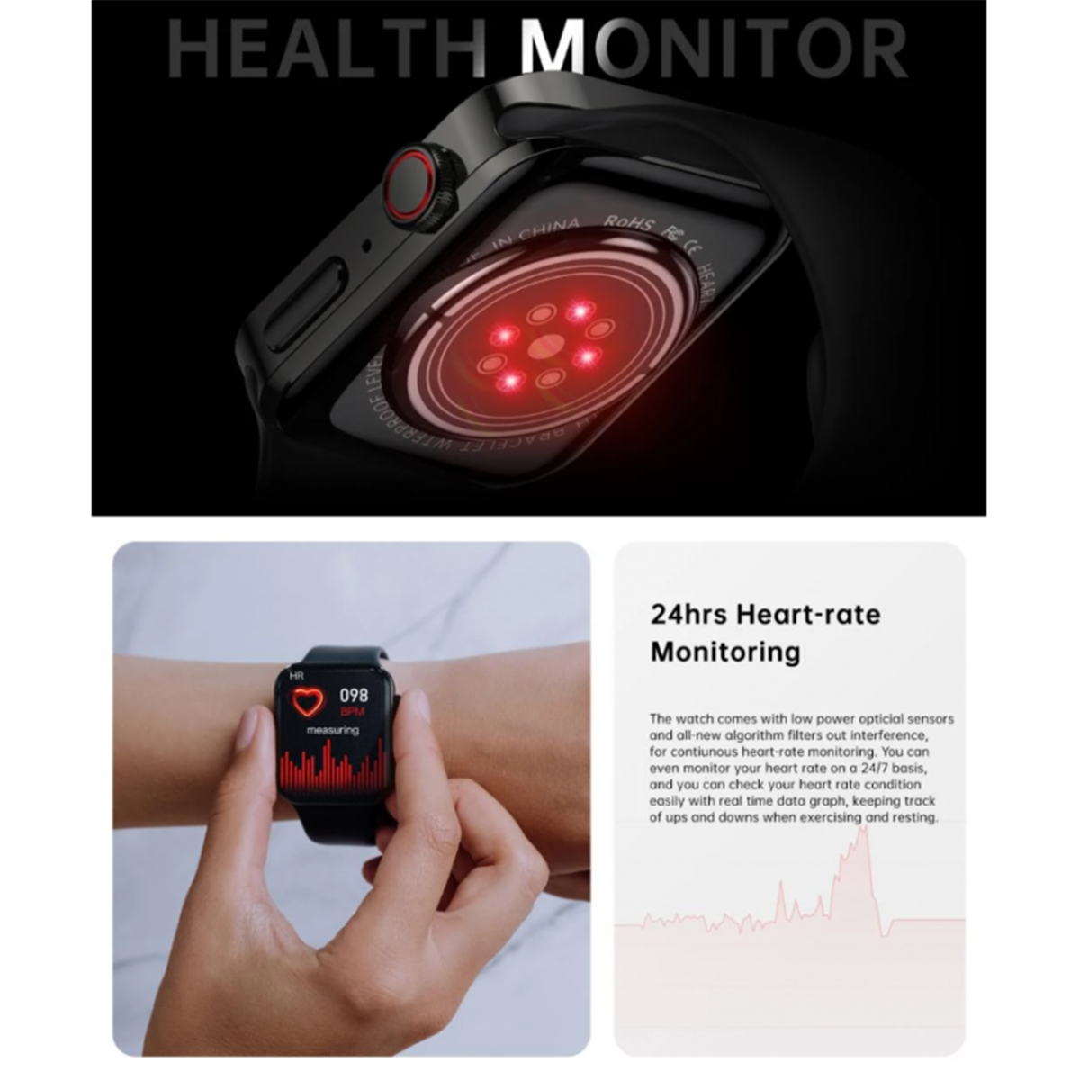  Intelligente Smartwatch Smartek SW-N76Pro Bluetooth
