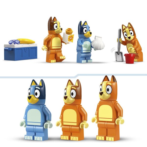 LEGO Bluey 11202 Bluey's Autorit naar het Strand<br>