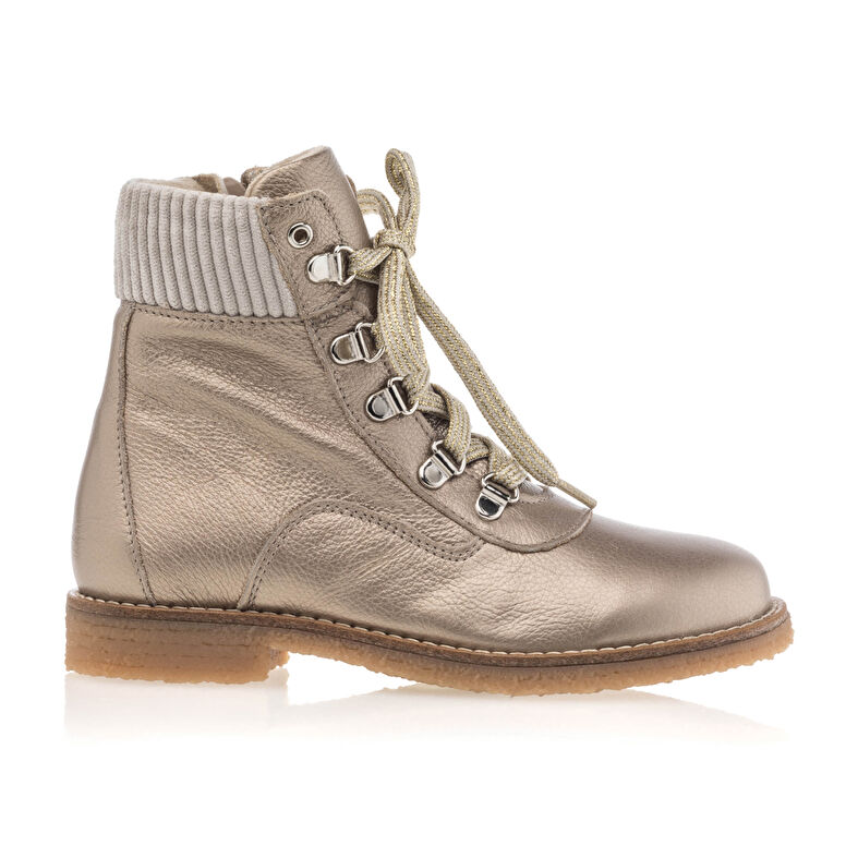 Gelbe Mädchenstiefel/Stiefeletten