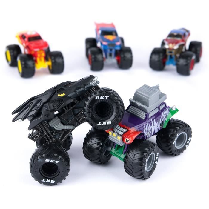 PACK OF 5 1:64 SCALE DIE-CAST VEHICLES DC COMICS Monster Jam
