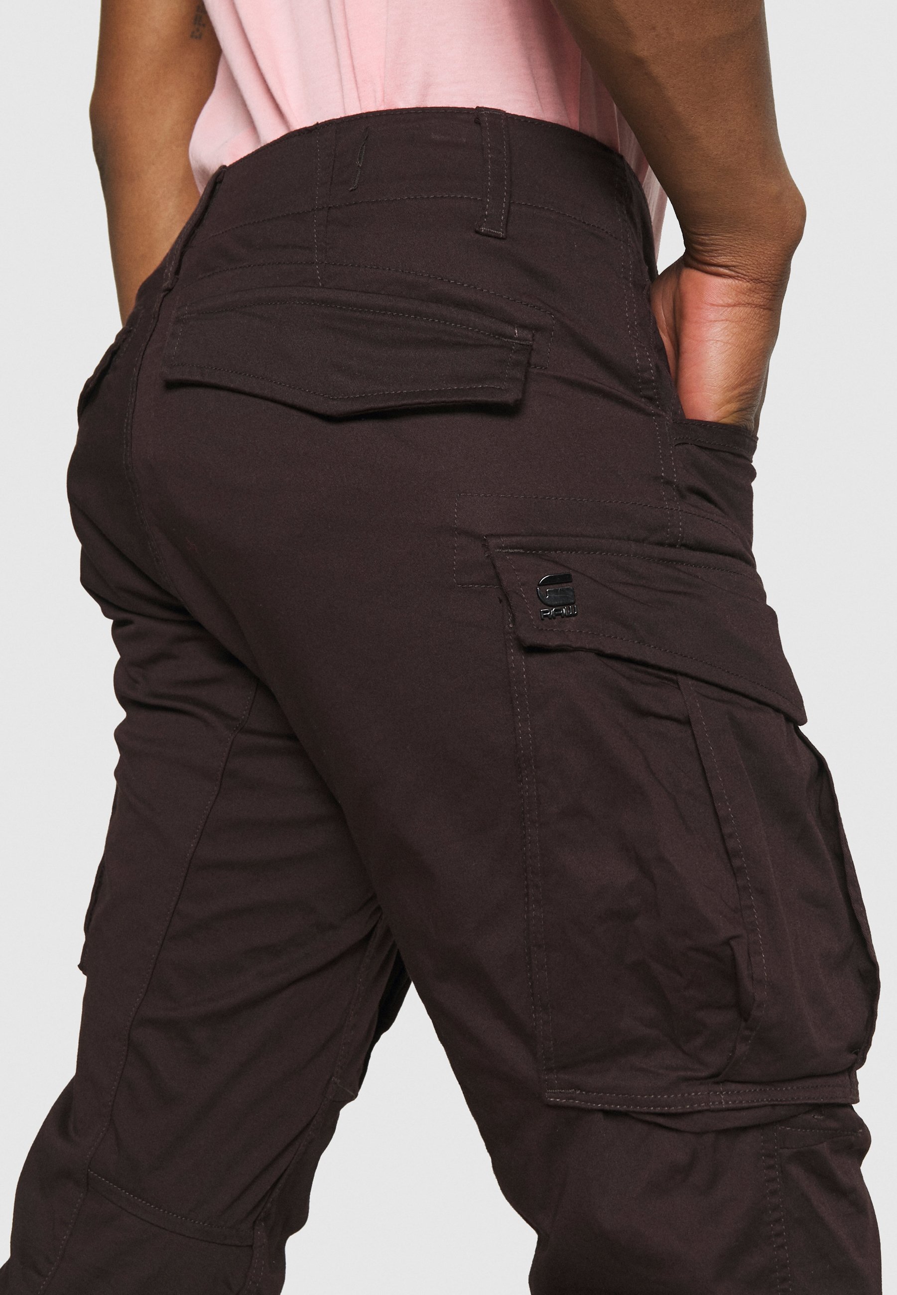 G-STAR ROVIC ZIP TAPERED - Cargohose - Dunkelbraun