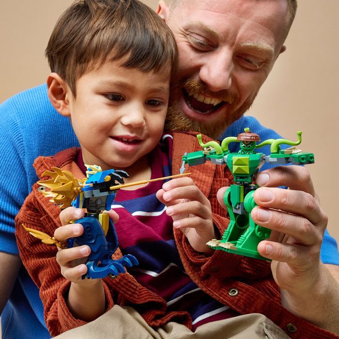LEGO NINJAGO 71853 Jay's Dragon Mech Battle - Building Set for Ages 4+ - Gift