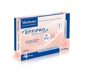 VIRBAC Effipro Spoton Cane 4 pipetten 20 tot 40 kg