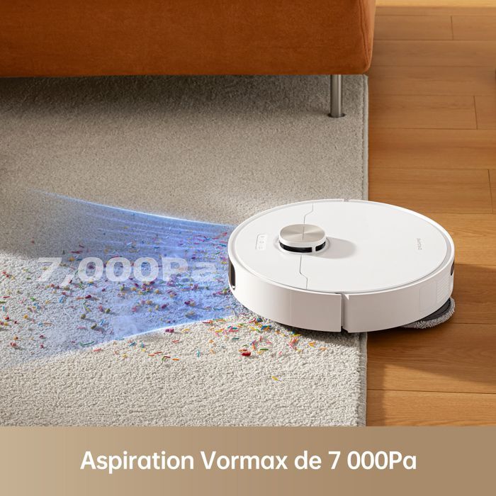 Dreame L10s Pro Ultra Heat - Robot aspirapolvere e lavapavimenti - 7000 Pa - Lavapavimenti ad acqua calda autopulente - Nuovo all'80-90%, B2