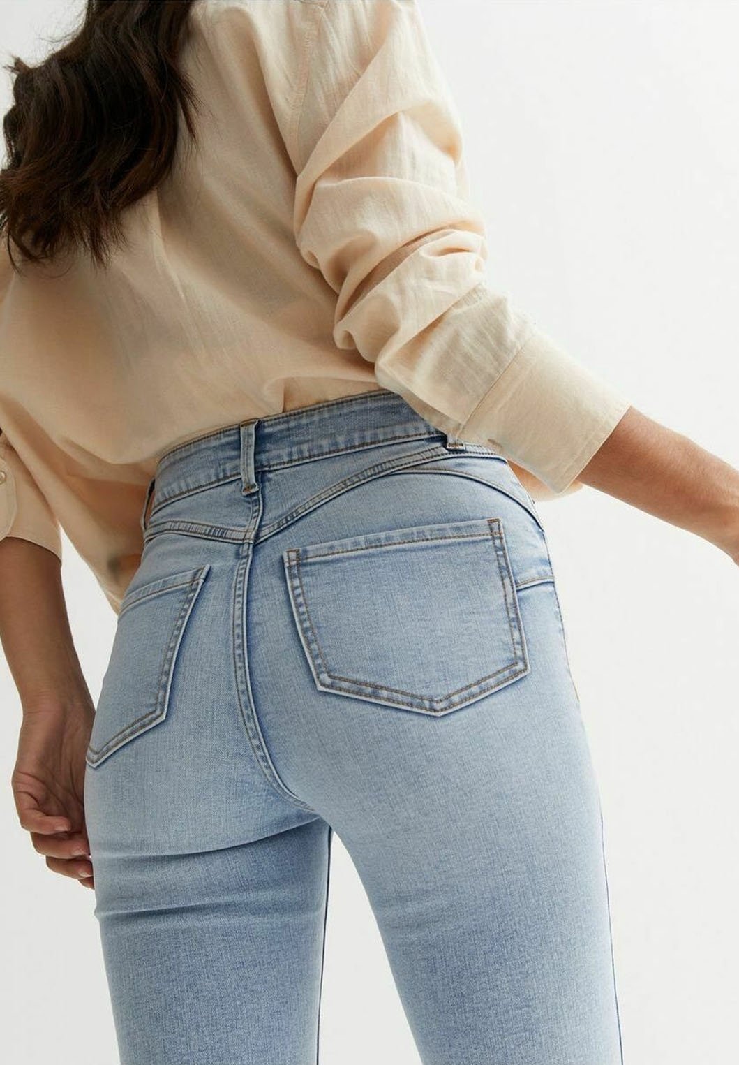 Jean New Look coupe skinny - bleu