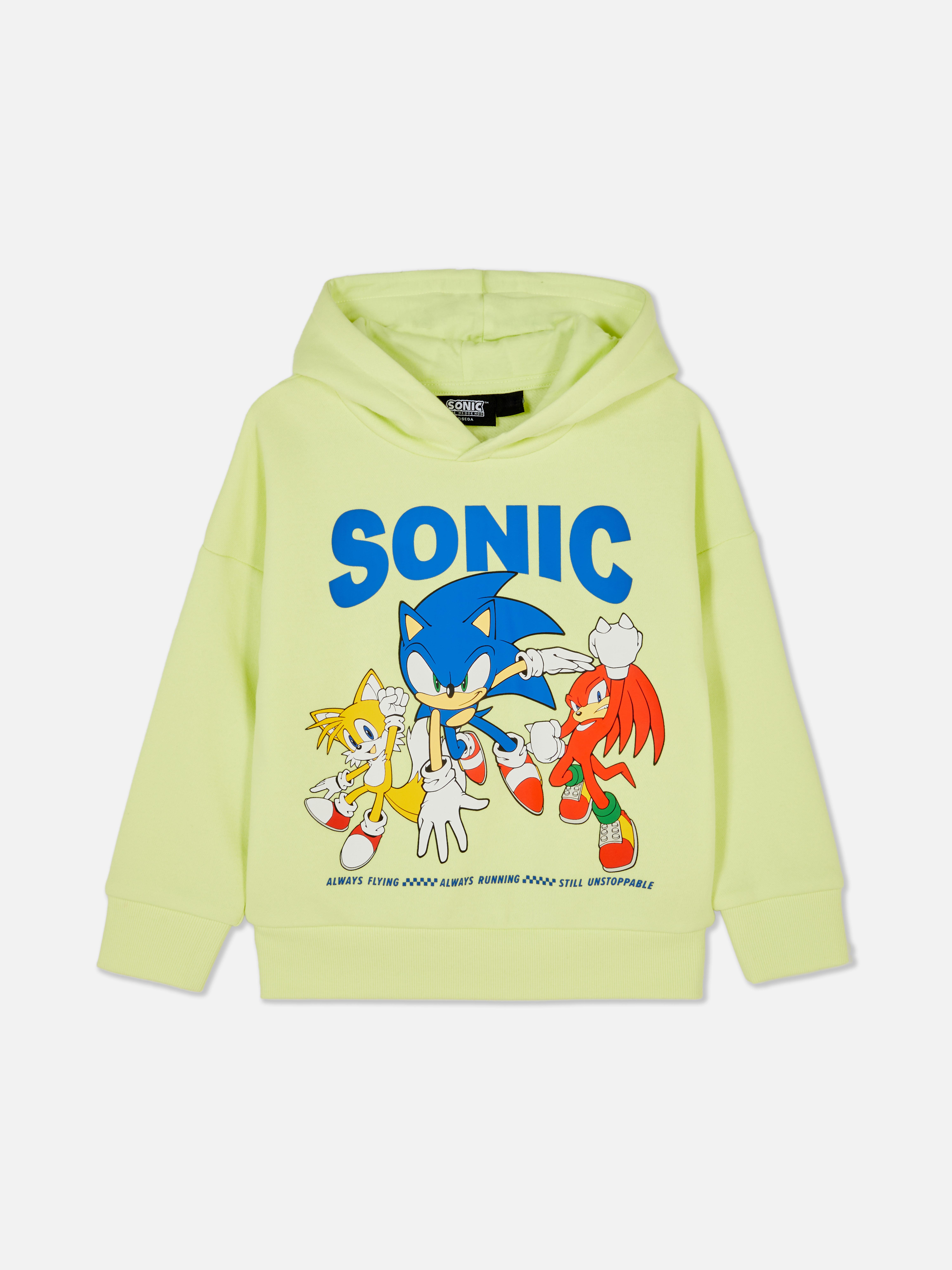Sonic the Hedgehog és barátai kapucnis pulóver Sonic the Hedgehog kapucnis pulóver Knuckles and Tails felirattal