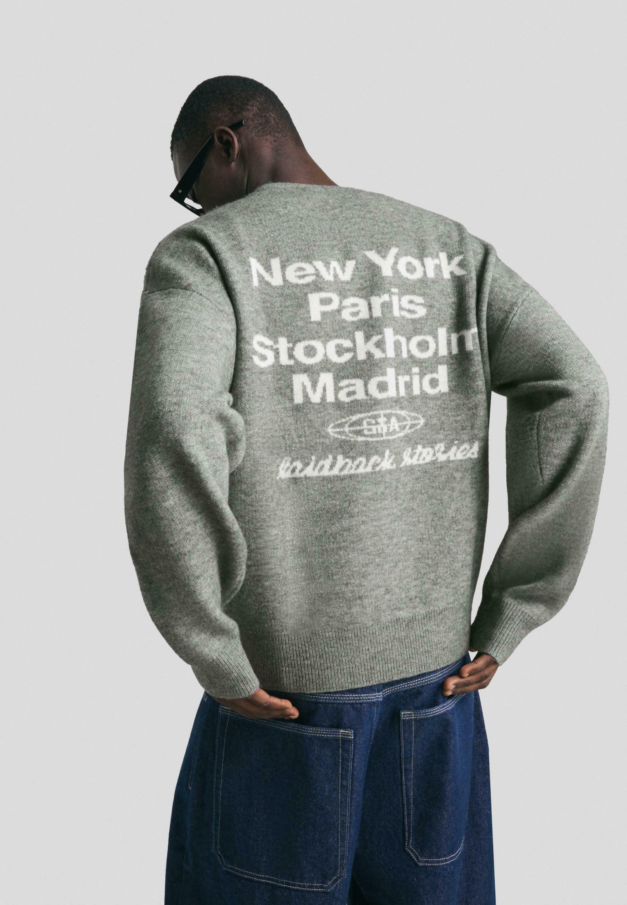 Bershka trui - grijs