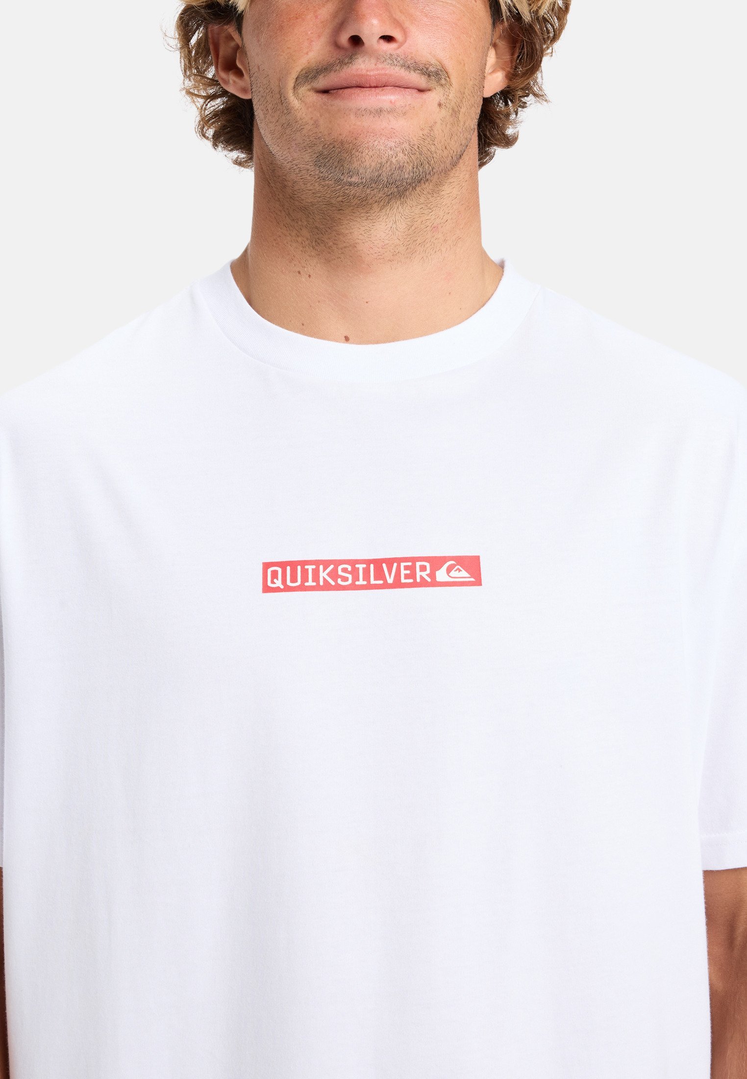 T-shirt Quiksilver DNA CLICKER TEE - Stampa su maglietta - bianca