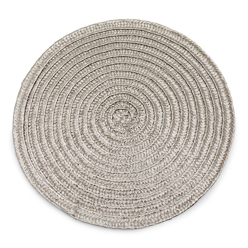 Platzset „Home“, ø 36 cm, hellgrau