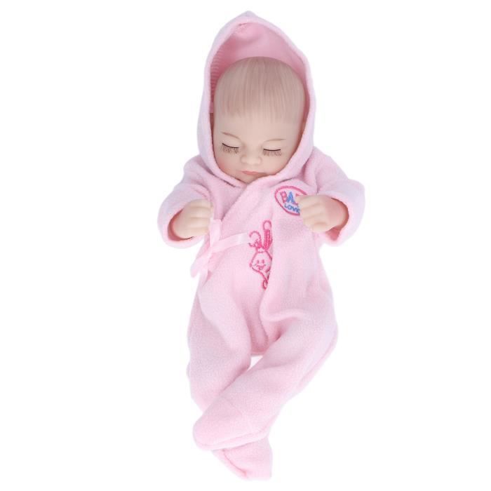 Muñeca bebé reborn - OMABETA - 25 cm - Silicona suave - Aspecto realista - Fácil de limpiar