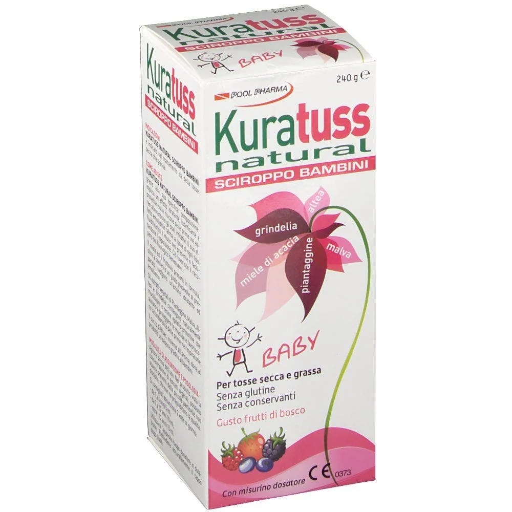 POOL PHARMA Kuratuss Natuurlijke hoestsiroop voor kinderen, voedingssupplement 190 g