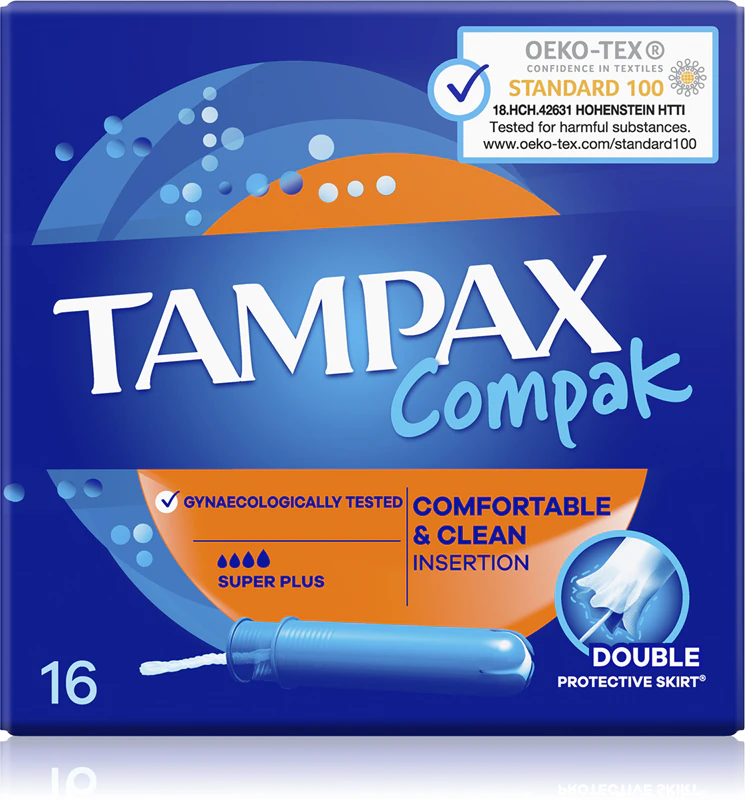 Tampóny Tampax Compak Super Plus s aplikátorom