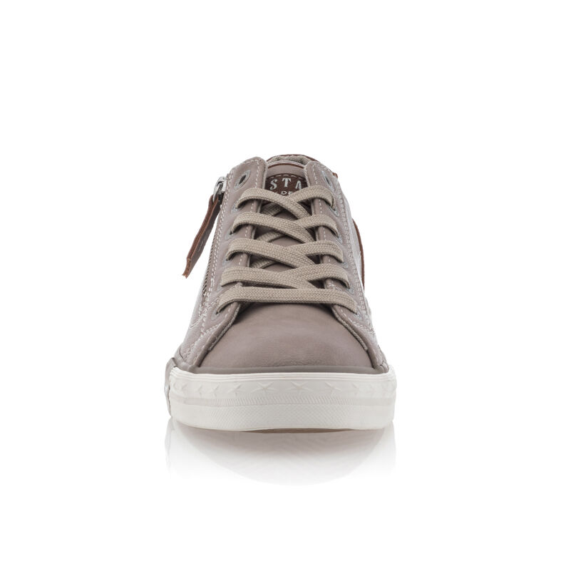 Zapatillas deportivas para mujer color beige.