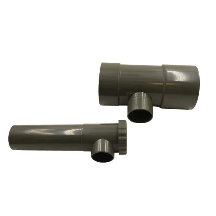 Récupérateur d'eau - ribimex - Modèle PVC - Ø 80 mm - 2 parties - Robinet d'arrêt