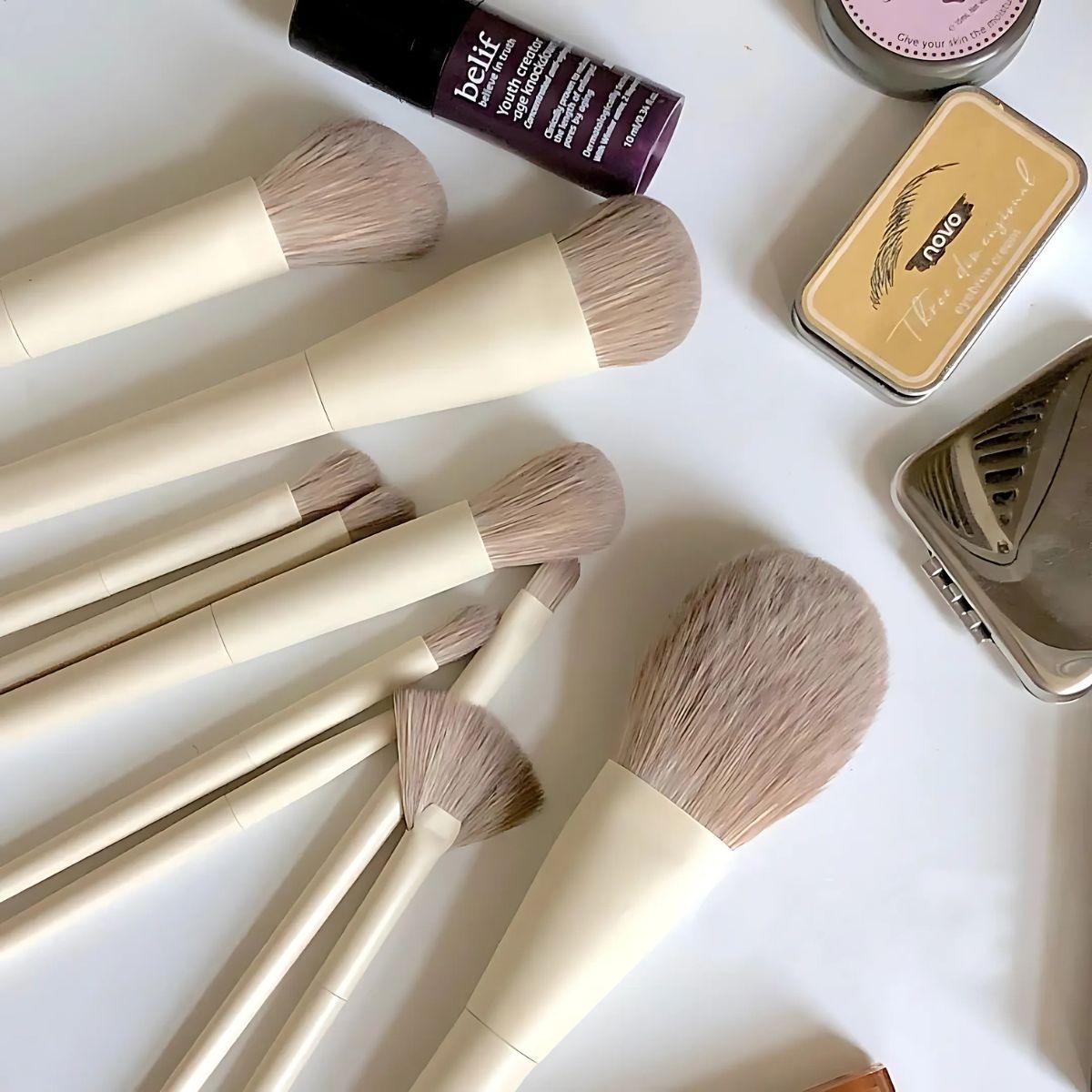Technique Pro Pinselset Milky Make-up-Pinselset - Milky