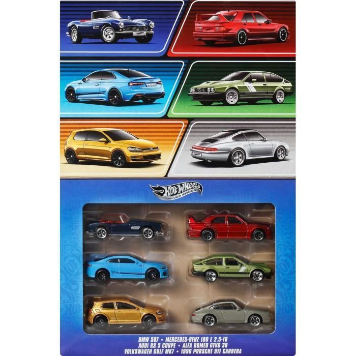 Hot Wheels - Paquete múltiple estilo europeo - Coche pequeño - Para mayores de 3 años - Hot Wheels - JBY79