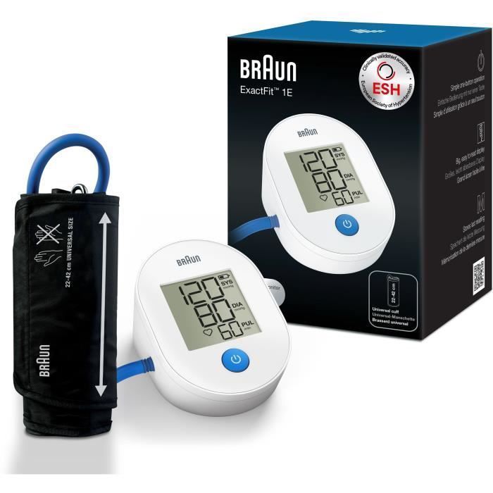 Misuratore di pressione sanguigna da braccio - BRAUN - ExactFit™ 1E - Bianco